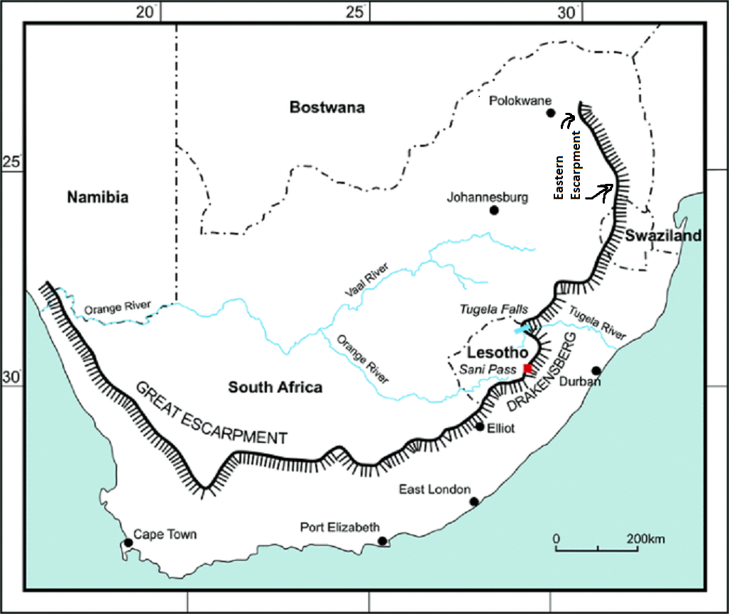 Drakensburg S Africa Explorer Trekker Escarpment 